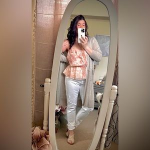 Peplum Floral Top